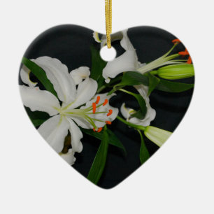 Ornement En Céramique Collection Irlandaise de laiton et de fleurs