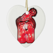 Ornement En Céramique Collection moderne de chapeaux de Santa. (Droite)