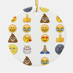 Ornement En Céramique Collection supérieure d'emoji
