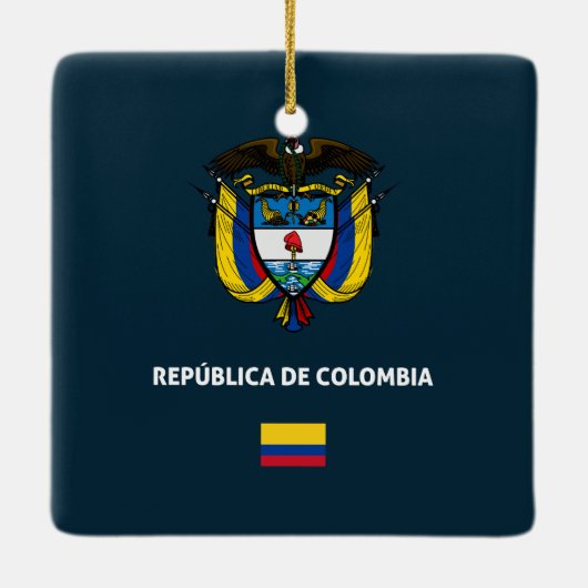Ornement En Céramique Colombia passport phone case (Dos)