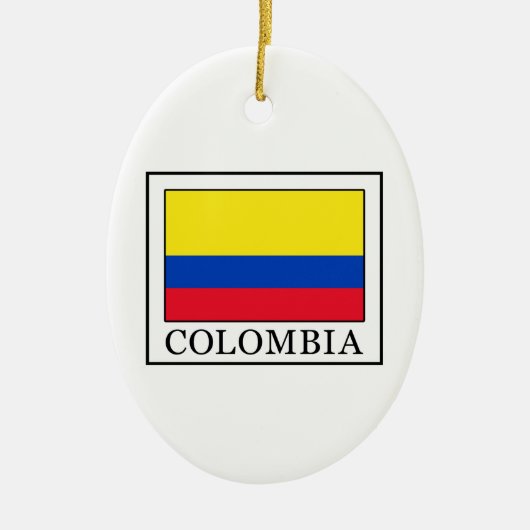 Ornement En Céramique Colombie (Devant)