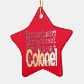 Ornement En Céramique Colonel Extraordinaire (Gauche)