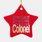 Ornement En Céramique Colonel Extraordinaire (Dos)