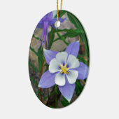 Ornement En Céramique Colonne bleue (Gauche)