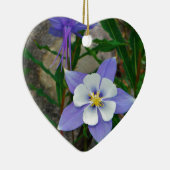 Ornement En Céramique Colonne bleue (Droite)