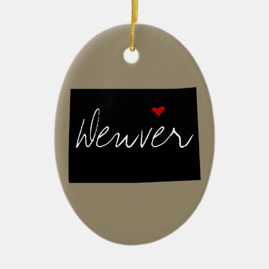 Ornement En Céramique Colorado (Devant)