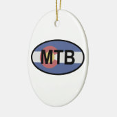 Ornement En Céramique Colorado Drapeau VTT (Gauche)