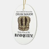 Ornement En Céramique Commandant de tambour reine (Gauche)