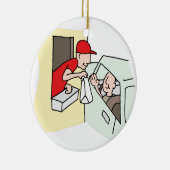 Ornement En Céramique Commande d'aliments de préparation rapide par la (Droite)