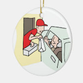 Ornement En Céramique Commande d'aliments de préparation rapide par la (Gauche)