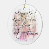 Ornement En Céramique Comme tu es grand (Gauche)