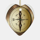 Ornement En Céramique compas nord sud-est wes (Droite)
