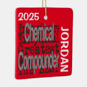 Ornement En Céramique Composant chimique Extraordinaire CUSTOM (Droite)