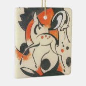 Ornement En Céramique Composition avec deux cerfs par Franz Marc (Droite)