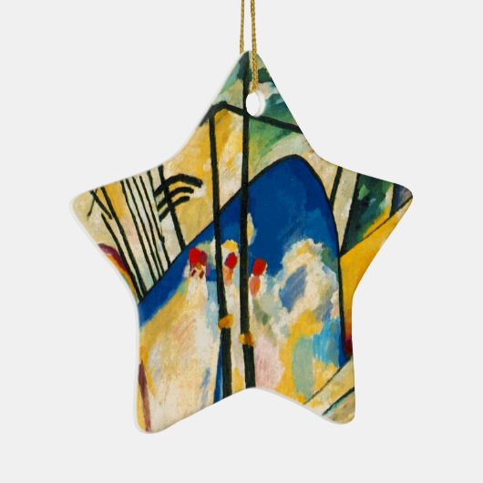 Ornement En Céramique Composition Kandinsky IV (Droite)