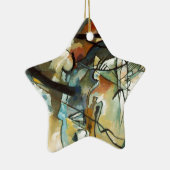 Ornement En Céramique Composition Kandinsky V Peinture Abstraite (Droite)