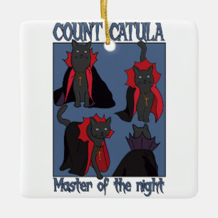 Ornement En Céramique Comte Catula Maître de la Nuit