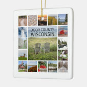 Ornement En Céramique Comté de Door Wisconsin (Gauche)