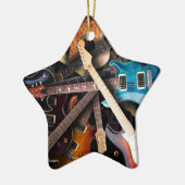 Ornement En Céramique Concept de guitares électriques (Gauche)