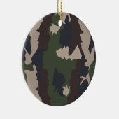 Ornement En Céramique Conception de camouflage (Droite)