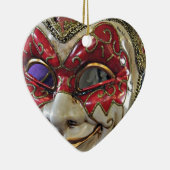 Ornement En Céramique Conception de masque de carnaval (Droite)
