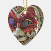 Ornement En Céramique Conception de masque de carnaval (Gauche)
