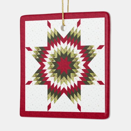 Ornement En Céramique Conception de surfaces composées en étoile Lone (Gauche)