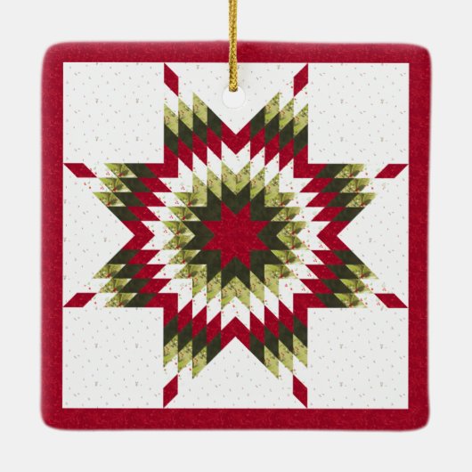 Ornement En Céramique Conception de surfaces composées en étoile Lone (Dos)