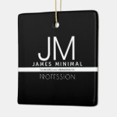 Ornement En Céramique Conception professionnelle moderne et minimale | N (Gauche)