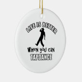 Ornement En Céramique Conceptions de danse de robinet (Droite)