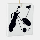 Ornement En Céramique Conceptions de golf (Droite)