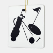 Ornement En Céramique Conceptions de golf (Gauche)