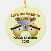 Ornement En Céramique Concours de cuisson des biscuits (Dos)