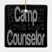 Ornement En Céramique Conseiller de camp Extraordinaire (Dos)