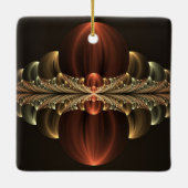 Ornement En Céramique Construction d'Imaginaires Art Fractal Abstrait br (Dos)