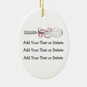 Ornement En Céramique Cookie à puces de chocolat - SRF (Dos)