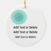 Ornement En Céramique Cookie chinois Fortune - SRF (Dos)