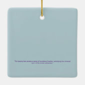 Ornement En Céramique coque iphone (Dos)