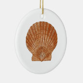 Ornement En Céramique Coquille de saint-jacques de baie (Droite)