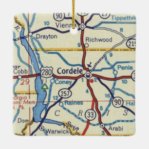 Ornement En Céramique Cordele Georgia