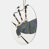 Ornement En Céramique cornemuses écossaises en plaid (Gauche)