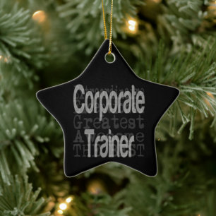 Ornement En Céramique Corporate Trainer Extraordinaire