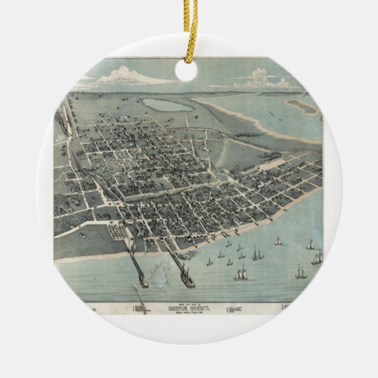 Ornement En Céramique Corpus Christi (Devant)