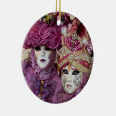 Ornement En Céramique Costume de carnaval pourpre, Venise (Droite)
