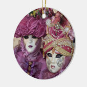 Ornement En Céramique Costume de carnaval pourpre, Venise (Gauche)