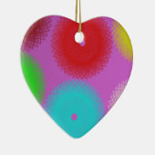 Ornement En Céramique couleur pop psychédélique (Droite)