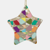 Ornement En Céramique Couleurs Abstraites or (Droite)