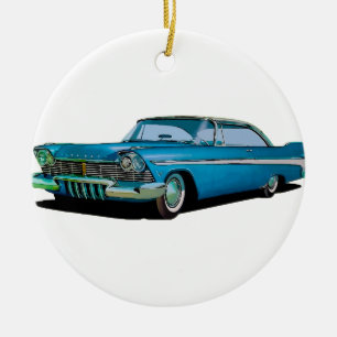 Ornement En Céramique Coupe sportive du Belvédère de Plymouth 1957