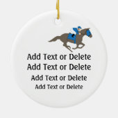 Ornement En Céramique Course à cheval - SRF (Dos)