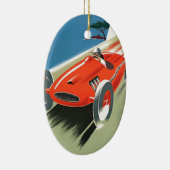 Ornement En Céramique Course automatique vintage (Droite)